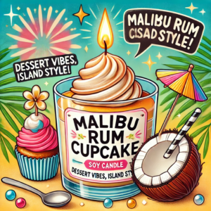 Malibu Rum Cupcake Soy Candle
