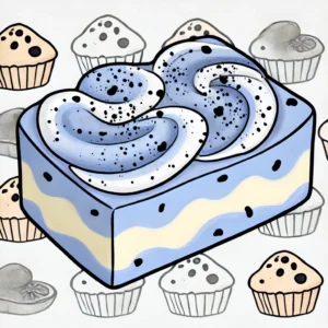 Blueberry Muffin - Handmade Bar Soap