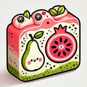 Candied Pear and Pomegranate - Handmade Bar Soap