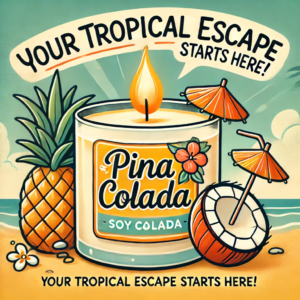 Pina Colada Soy Candle