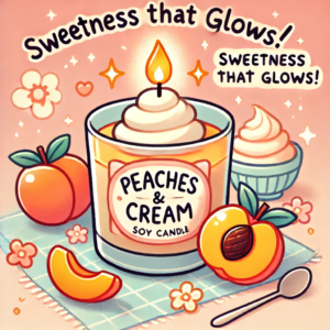 Peaches and Cream Soy Candle